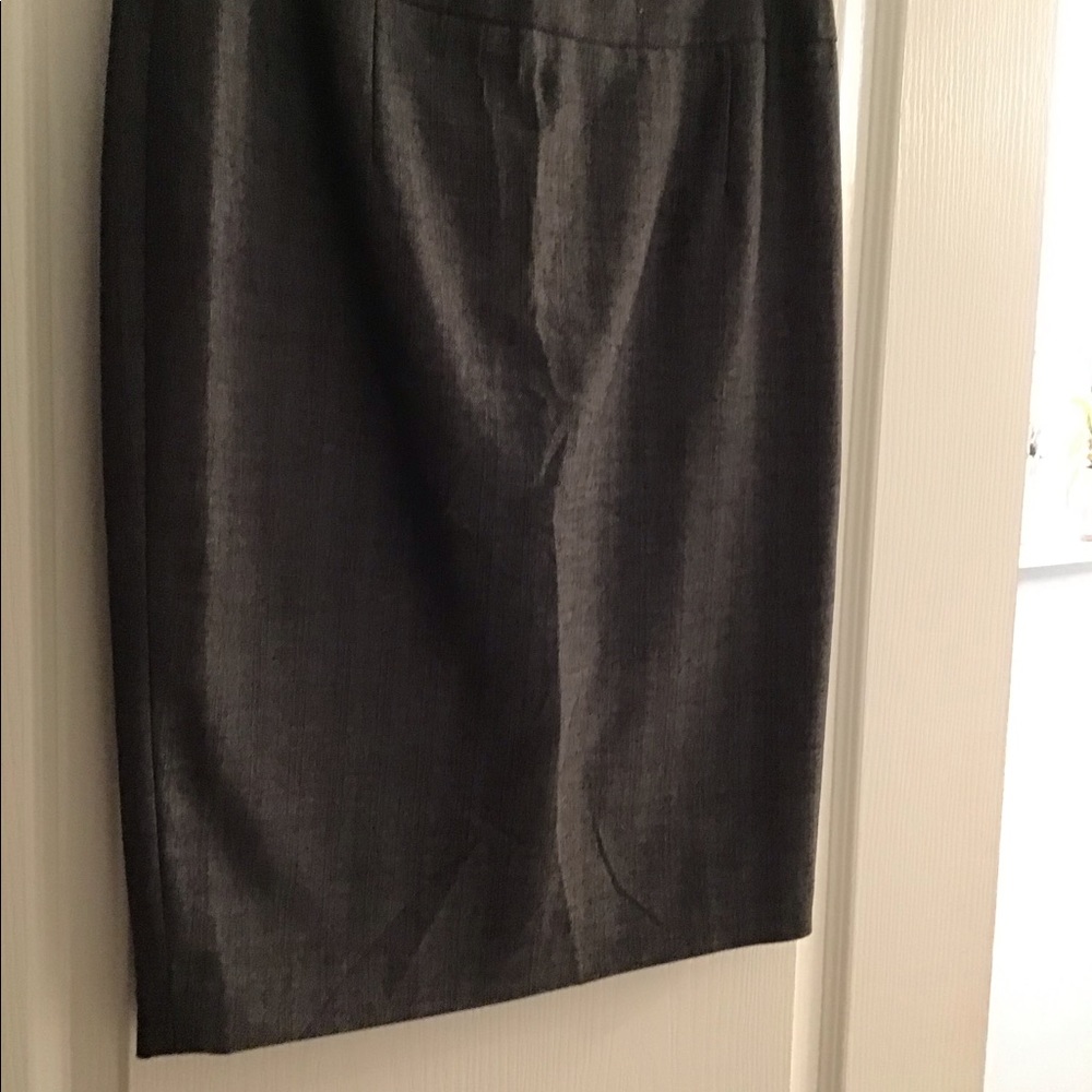 Gray Pencil Skirt